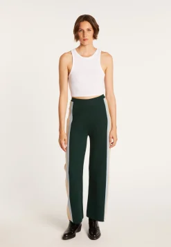 Montagut Sporty trousers in cashmere cotton - Palmyre