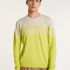 Montagut Striped cashmere and linen sweater - Daltonn