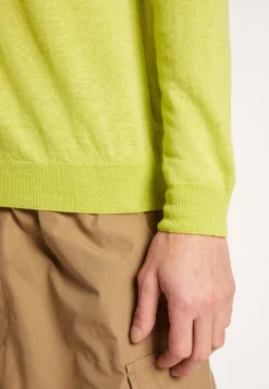 Montagut Striped cashmere and linen sweater - Daltonn