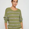 Montagut Striped cotton and linen sweater - Thildie