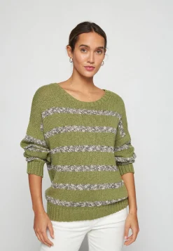 Montagut Striped cotton and linen sweater - Thildie