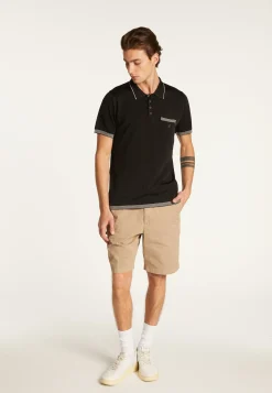 Montagut Striped Polo Fil Lumière - Basso