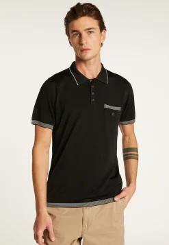 Montagut Striped Polo Fil Lumière - Basso