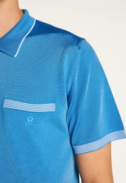 Montagut Striped Polo Fil Lumière - Basso