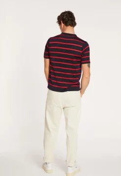 Montagut Striped poloshirt Fil Lumière - Harold