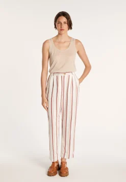 Montagut Striped trousers with pockets - Mali