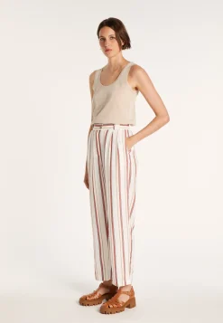 Montagut Striped trousers with pockets - Mali