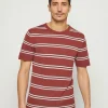 Montagut Striped t-shirt in slub linen - Remi