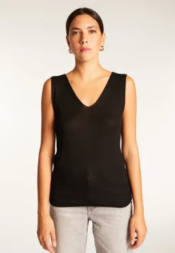Montagut Tank top in bamboo cashmere fiber - Rianna
