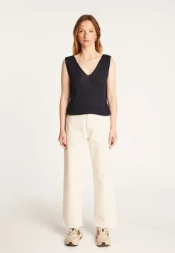 Montagut Tank top in bamboo cashmere fiber - Rianna