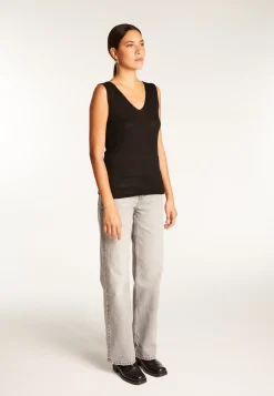 Montagut Tank top in bamboo cashmere fiber - Rianna
