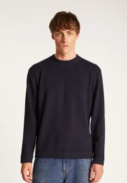 Montagut Technical wool logo sweater - Thimothée