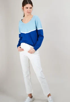 Montagut Tricolor cotton sweater - Audrey
