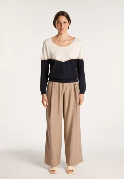 Montagut Tricolor cotton sweater - Audrey