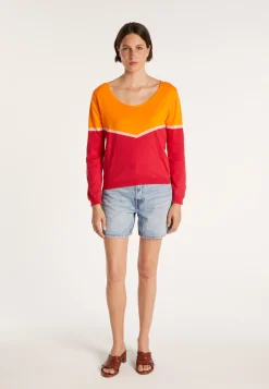 Montagut Tricolor cotton sweater - Audrey