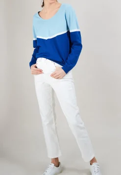 Montagut Tricolor cotton sweater - Audrey