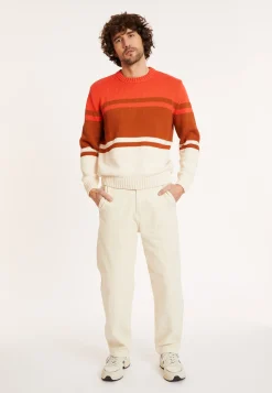 Montagut Tri-colored cotton sweater - Dustin