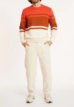 Montagut Tri-colored cotton sweater - Dustin