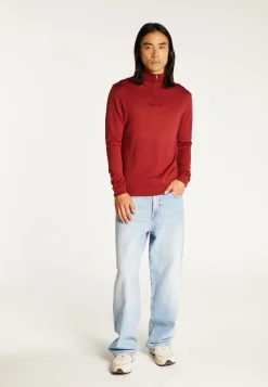 Montagut Trucker neck sweater with logo in merino wool - Ryan
