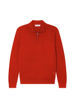 Montagut Trucker neck sweater with logo in merino wool - Ryan