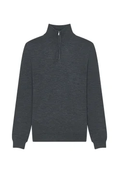Montagut Trucker neck sweater with logo in merino wool - Ryan