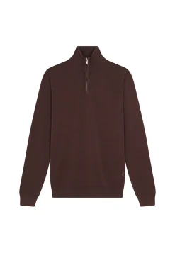 Montagut Trucker neck sweater with logo in merino wool - Ryan
