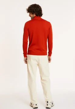 Montagut Trucker neck sweater with logo in merino wool - Ryan