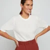 Montagut T-shirt round neck in cotton - Sidonie