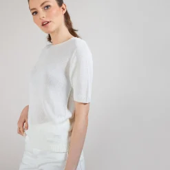 Montagut T-shirt with elbow sleeves - Bapteme