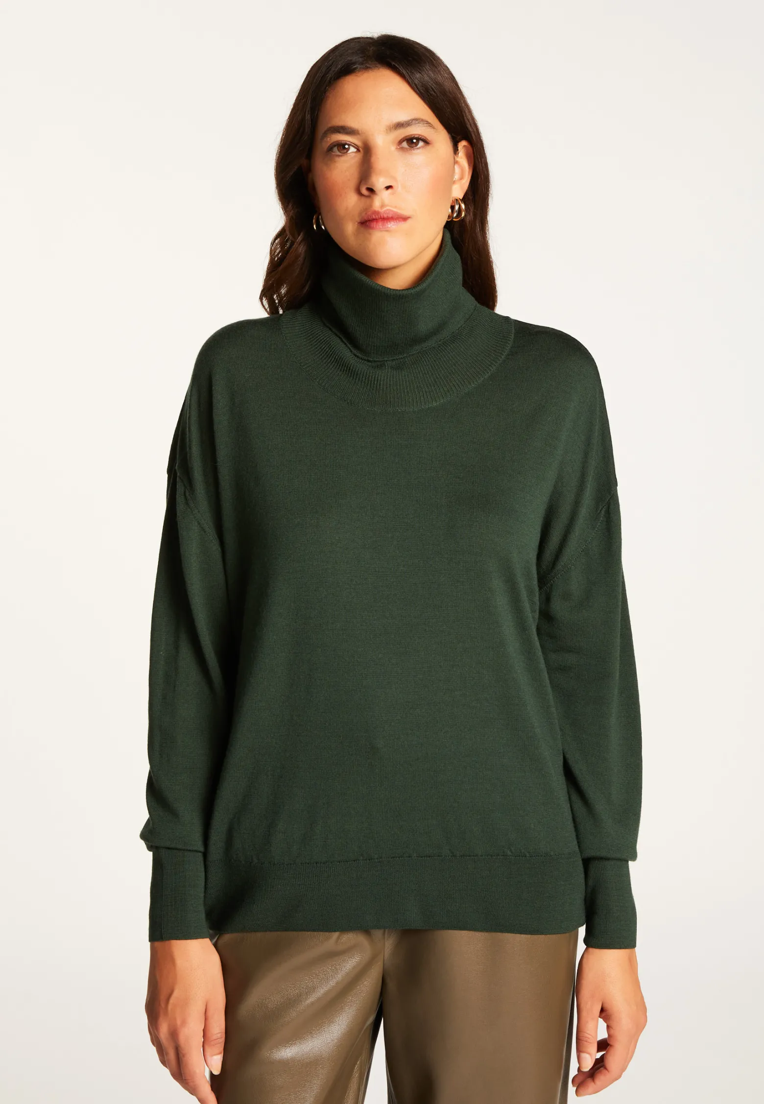 Montagut Turtleneck sweater in merino wool - Alisa