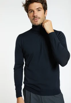 Montagut Turtleneck sweater in merino wool - Enzo