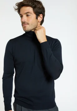 Montagut Turtleneck sweater in merino wool - Enzo