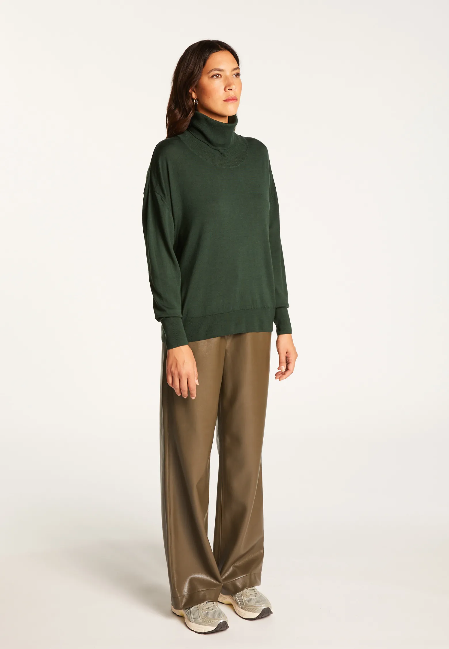 Montagut Turtleneck sweater in merino wool - Alisa