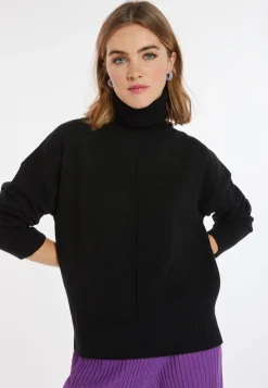 Montagut Turtleneck sweater with cashmere slits - Adena