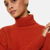 Montagut Turtleneck sweater with cashmere slits - Adena