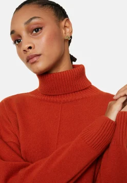 Montagut Turtleneck sweater with cashmere slits - Adena
