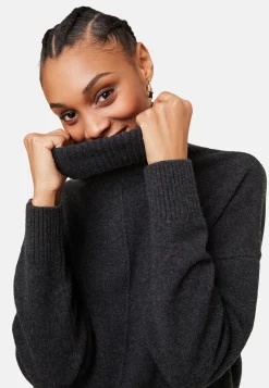 Montagut Turtleneck sweater with cashmere slits - Adena