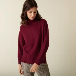 Montagut Turtleneck sweater with cashmere slits - Adena