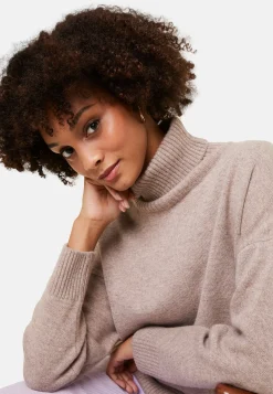 Montagut Turtleneck sweater with cashmere slits - Adena