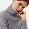 Montagut Turtleneck sweater with cashmere slits - Adena
