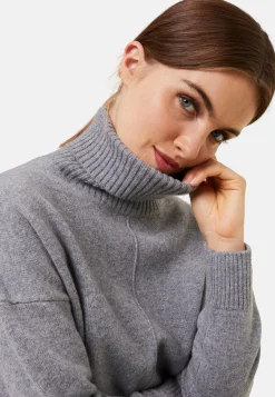 Montagut Turtleneck sweater with cashmere slits - Adena