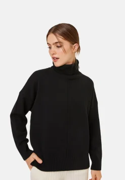 Montagut Turtleneck sweater with cashmere slits - Adena