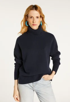 Montagut Turtleneck sweater with cashmere slits - Adena