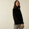 Montagut Turtleneck sweater with cashmere slits - Adena