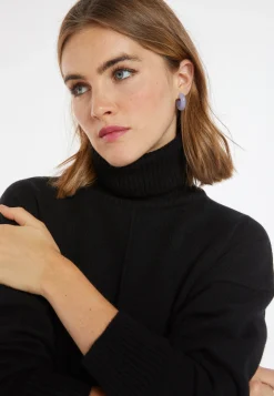 Montagut Turtleneck sweater with cashmere slits - Adena
