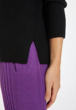 Montagut Turtleneck sweater with cashmere slits - Adena