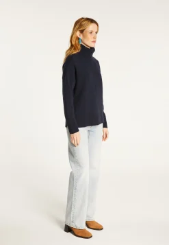 Montagut Turtleneck sweater with cashmere slits - Adena