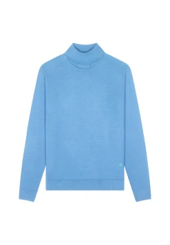 Montagut Turtleneck sweater with logo in merino wool - Enzo
