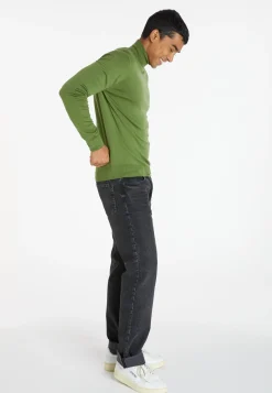 Montagut Turtleneck sweater with logo in merino wool - Enzo