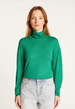 Montagut Turtleneck T-shirt in bamboo cashmere fiber - Aéris